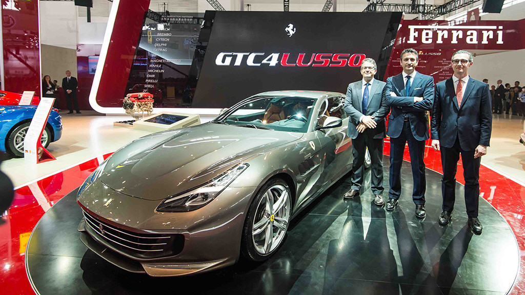 Auto China debut of the Ferrari GTC4Lusso 8