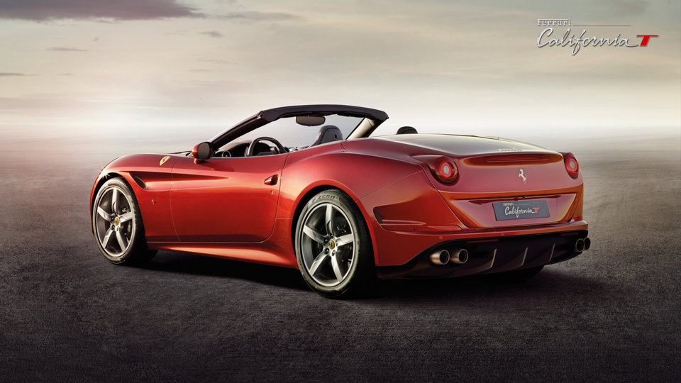 Ferrari California T Red rear view